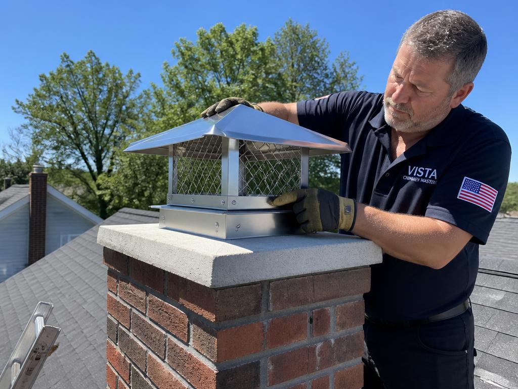 Cap & Crown Repair service by Vista Chimney Masters